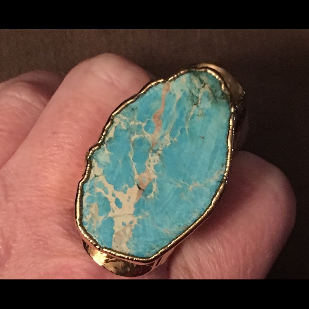 Turquoise Cigar Ring